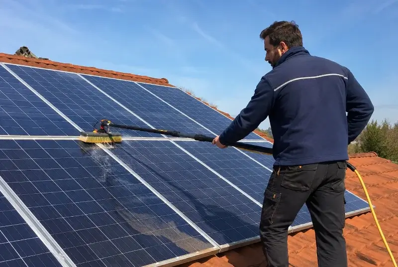 Nettoyage et entretien de panneaux solaires à Connaux